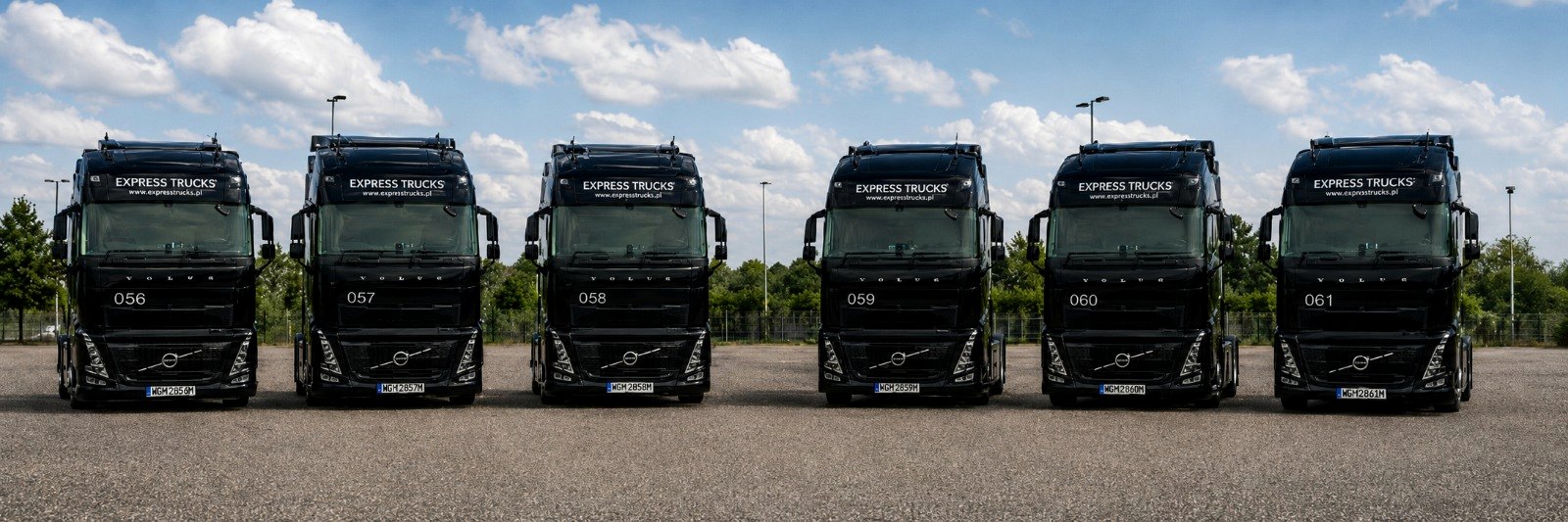 Ciągniki siodłowe Volvo floty Express Trucks